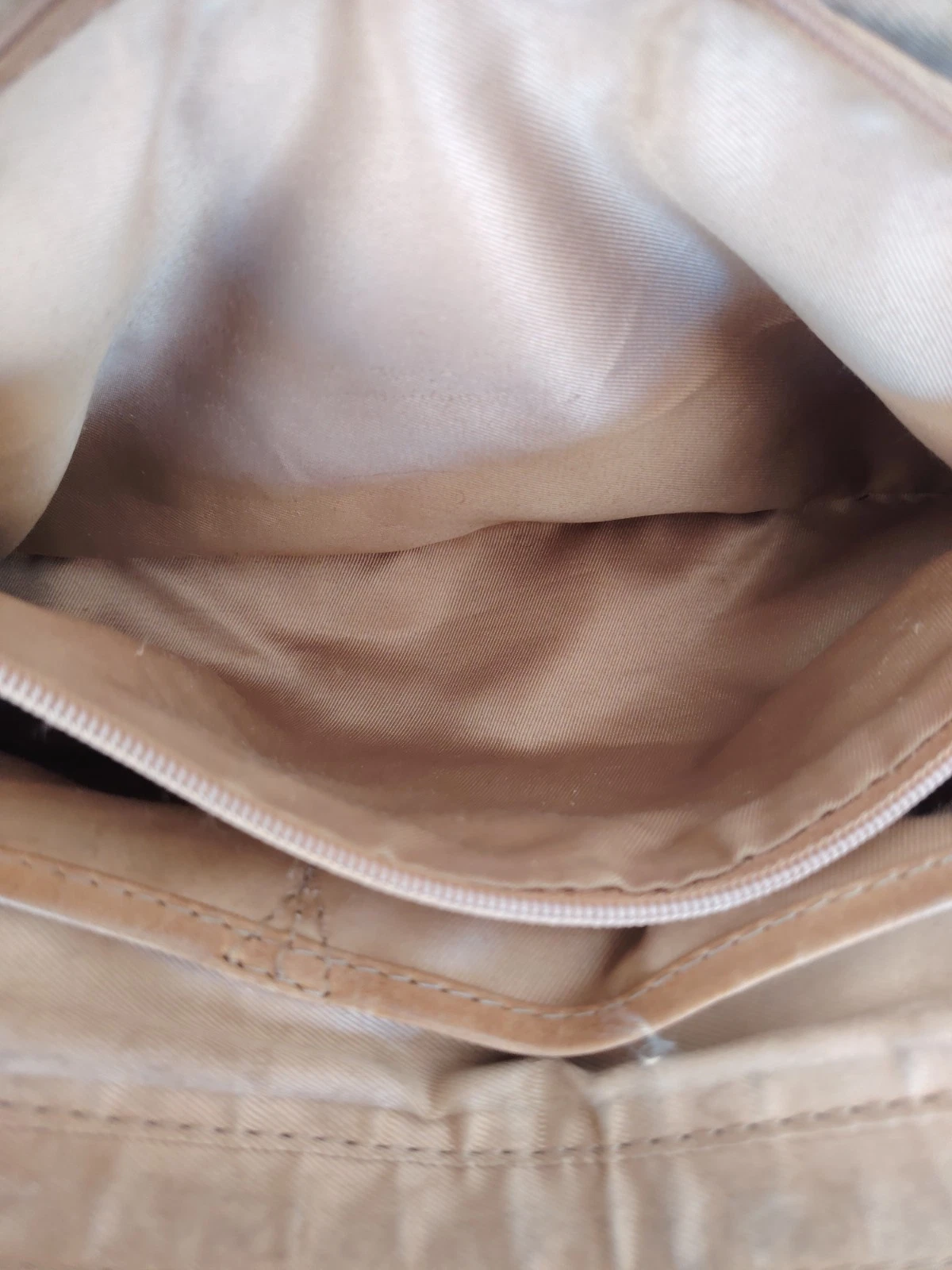 Braune Vintage Schultertasche für Damen