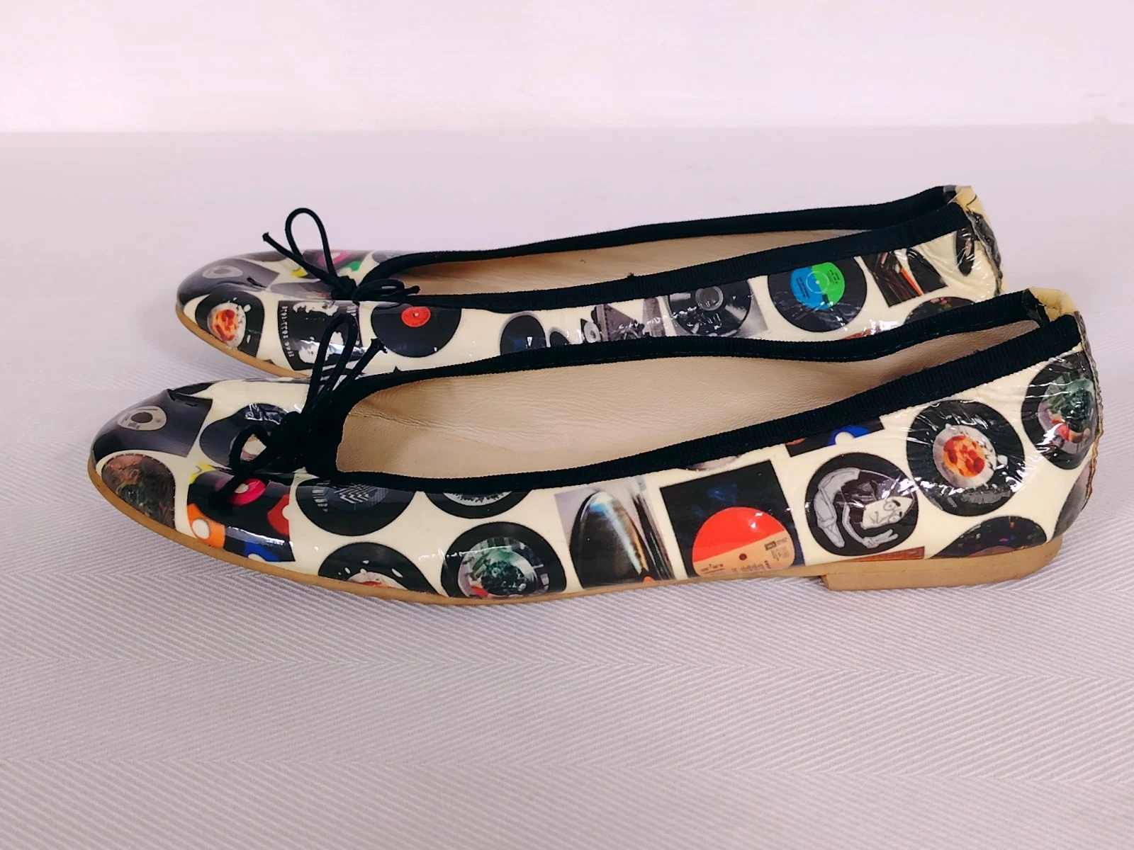 Flache Damen Ballerinas mit runder Schuhspitze