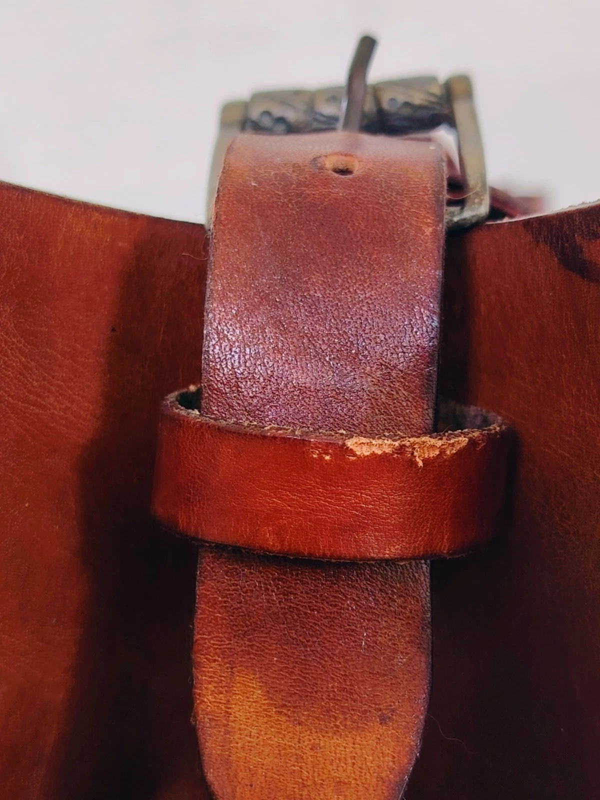 Geräumige Hobo Tasche aus braunem Leder