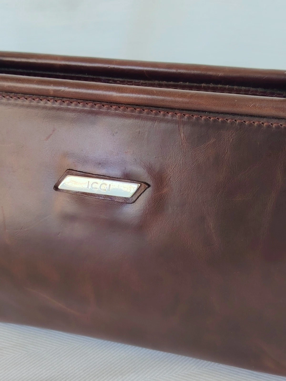 Handgefertigte Vintage Schultertasche von Icci