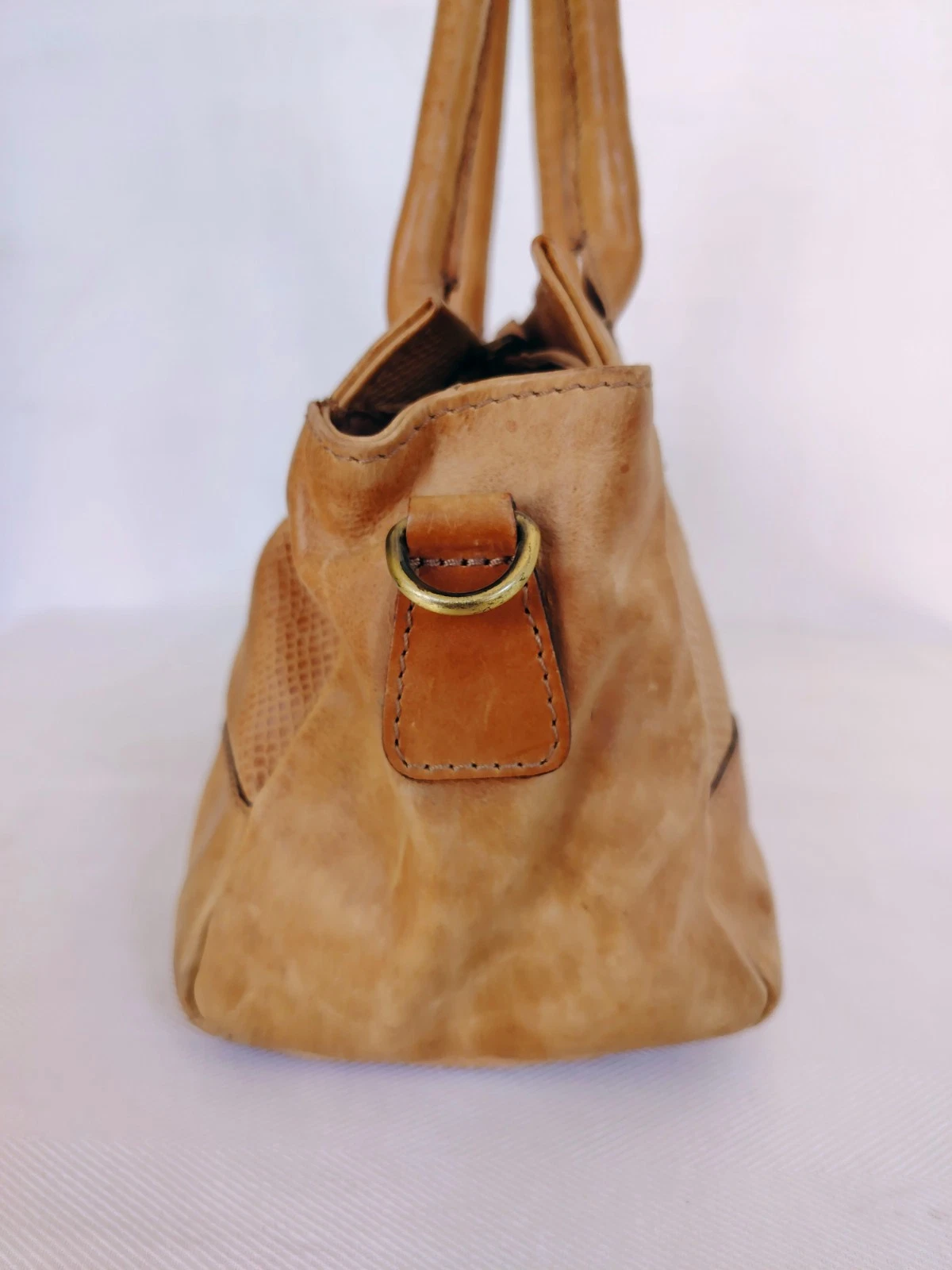 Manfield Vintage Handtasche mit Netzdesign