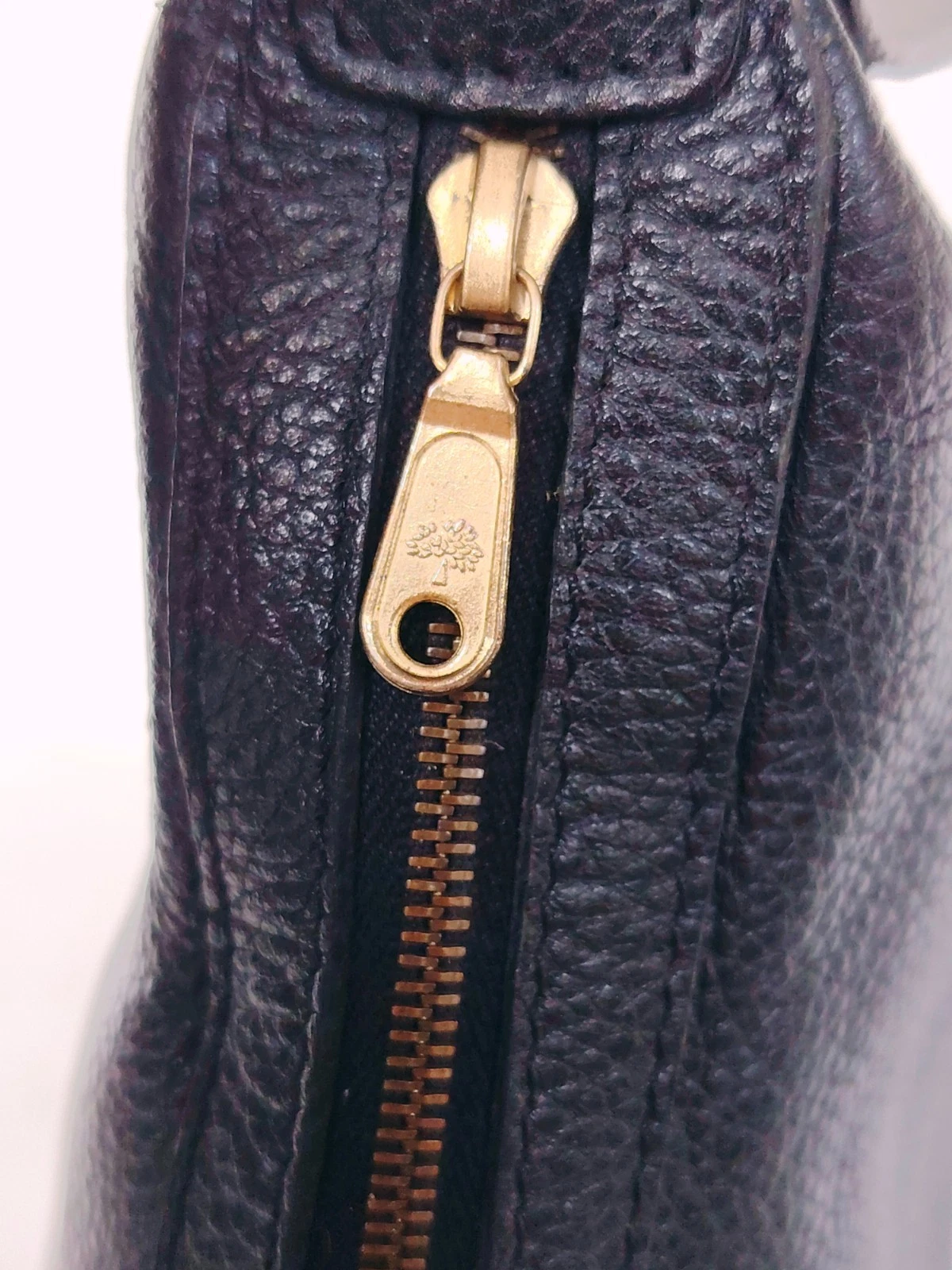 Vintage Mulberry Tasche mit schwarzem Außenleder