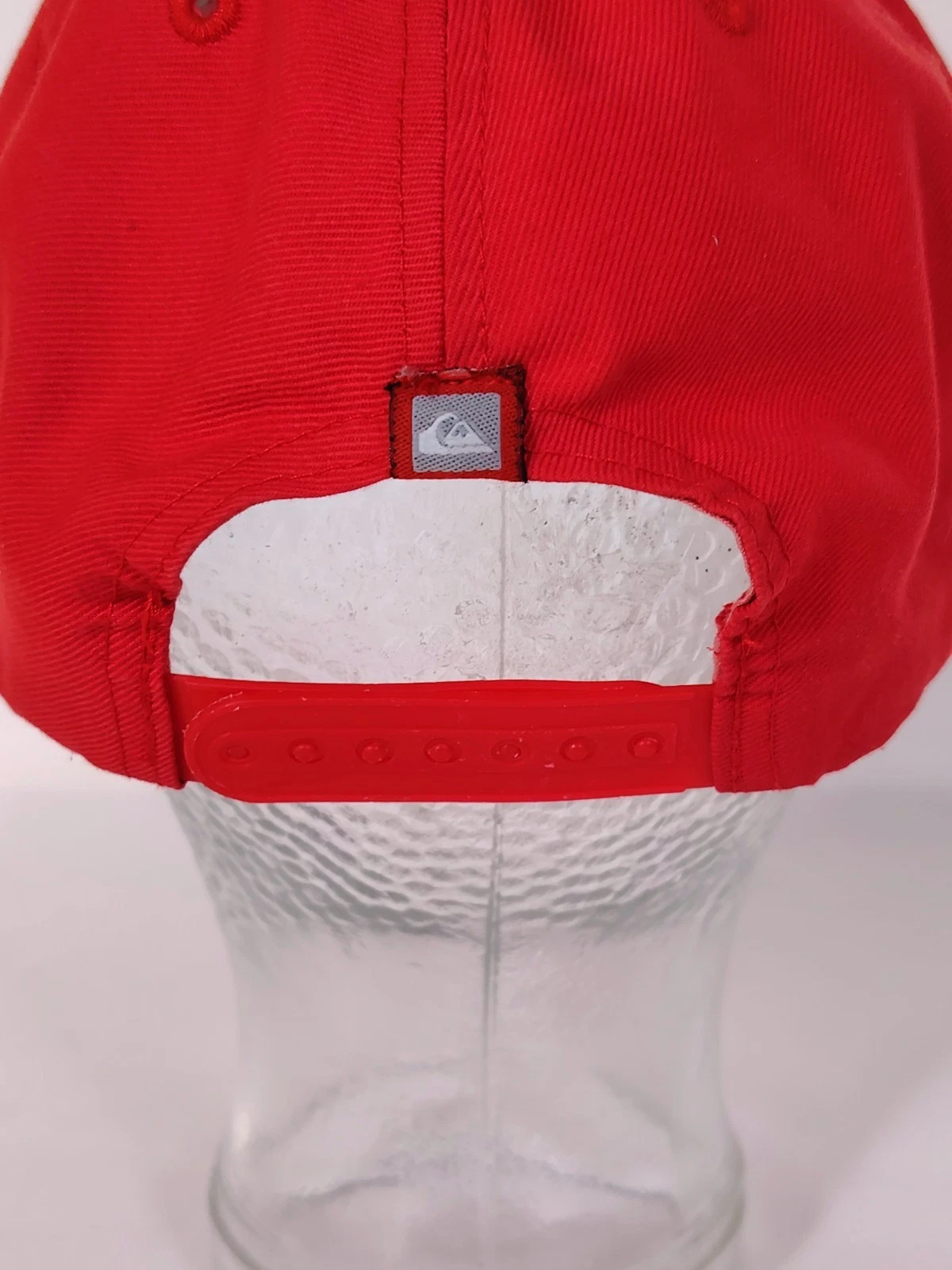 Baumwoll Baseballkappe von Quiksilver in Rot