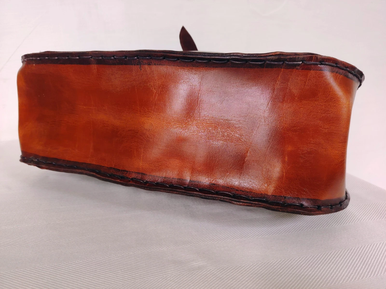 Vintage Leder Hobo Schultertasche mit Lederfutter