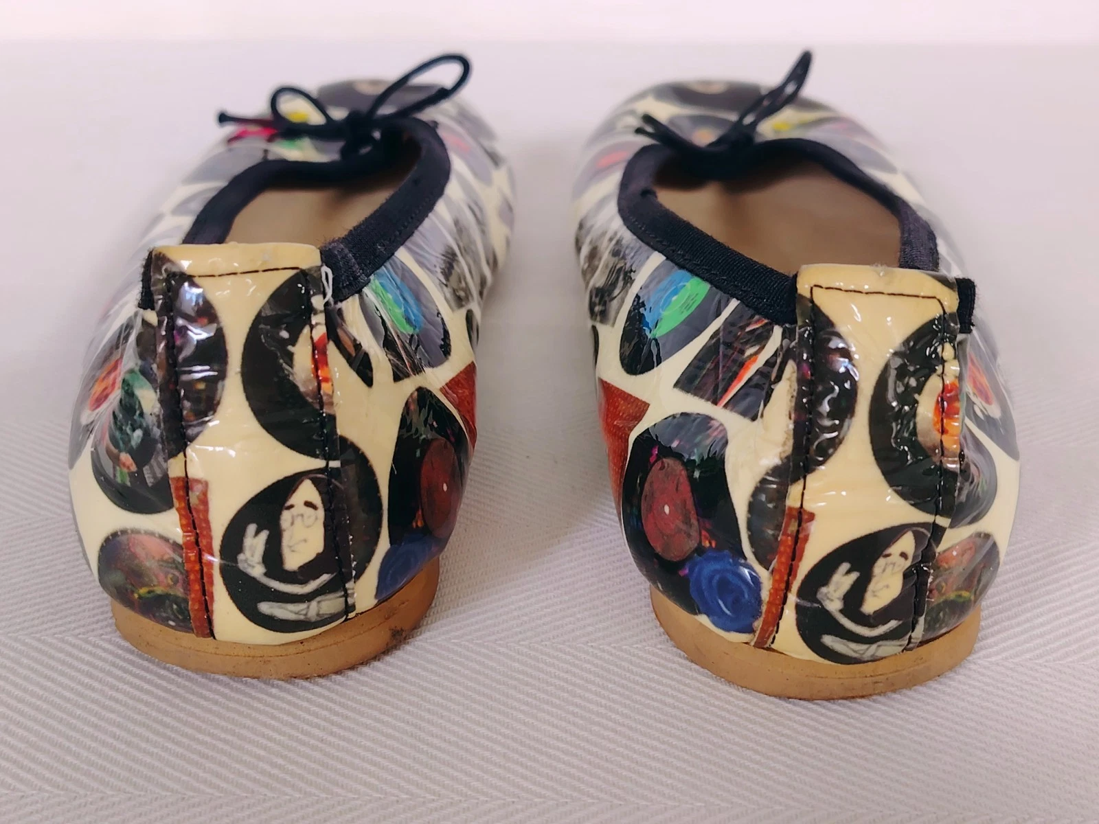 Y2K Ballerinas von Zona Centro im Retro Vinyl Look
